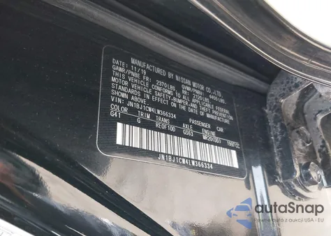 2020 Nissan Rogue Sport S/Sv/Sl z USA, uszkodzony, nr VIN JN1BJ1CW4LW366334